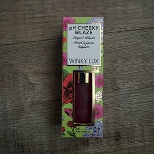 NWT Winky Lux Cheeky Glaze Liquid Blush in pH Pink pH Rose